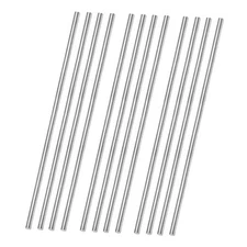 Pcs 304 Stainless Steel Round Rod,Phiowocx 1/8” x” Metal Solid Shaft 3mm 12