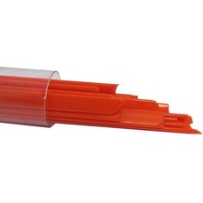 Oceanside Noodles Approx.3/16"W.x17"L. Flame Opal 5OZ. Tube 96 COE