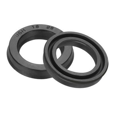 18 x 26 x 5mm Oil Seal 2 Pcs Lip Seals Nitrile Rubber Cover Radial Shaft Black