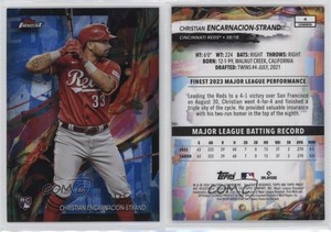 2024 Finest Common Blue Refractor /200 Christian Encarnacion-Strand #4 Rookie RC
