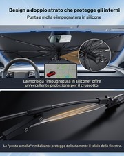 Parasole Auto Parabrezza Pieghevole per Hyundai Tucson Nx Protezione Solare Uv i - Miniatura 5