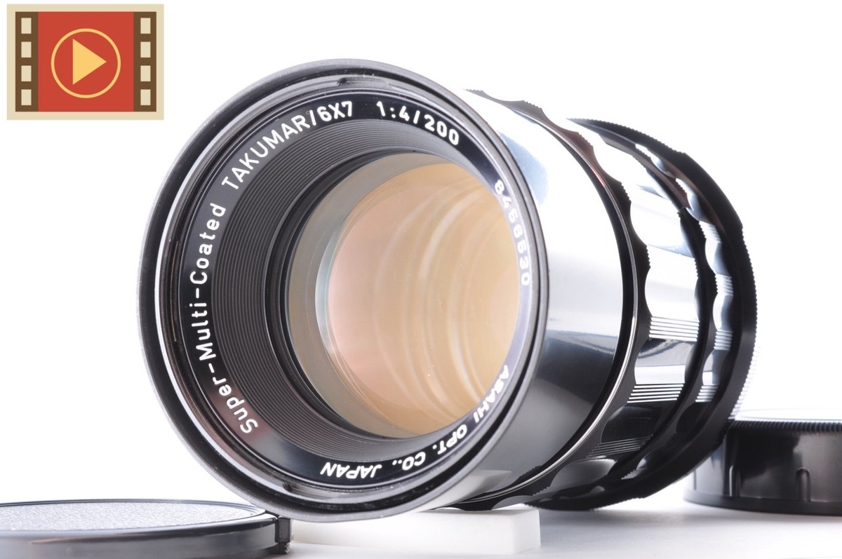 🎦 Pentax 67 6x7 Super Multi Coated Takumar 200mm F/4 From Japan