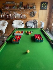 Slate bed Pool & Snooker table 6ft Riley