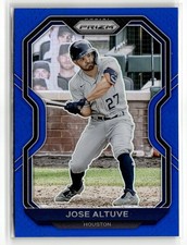 Jose Altuve 2021 Panini Prizm #179 Blue Prizm Tier II Houston Astros