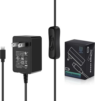 [5V 3A UL Listed] iUniker Power Supply for Raspberry Pi 3, for... 