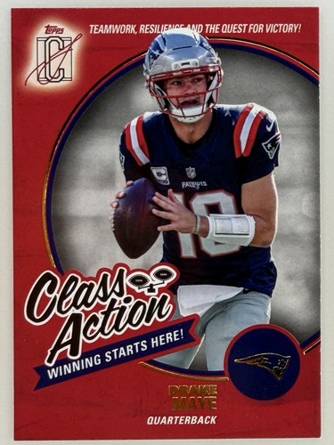 2025 Topps Signature Drake Maye Base (RAW)