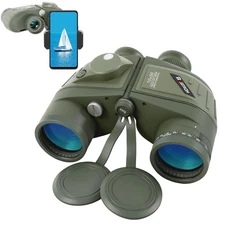 10X50 Marine Binoculars with Rangefinder Compass, IPX7 Floating Waterproof Ma...