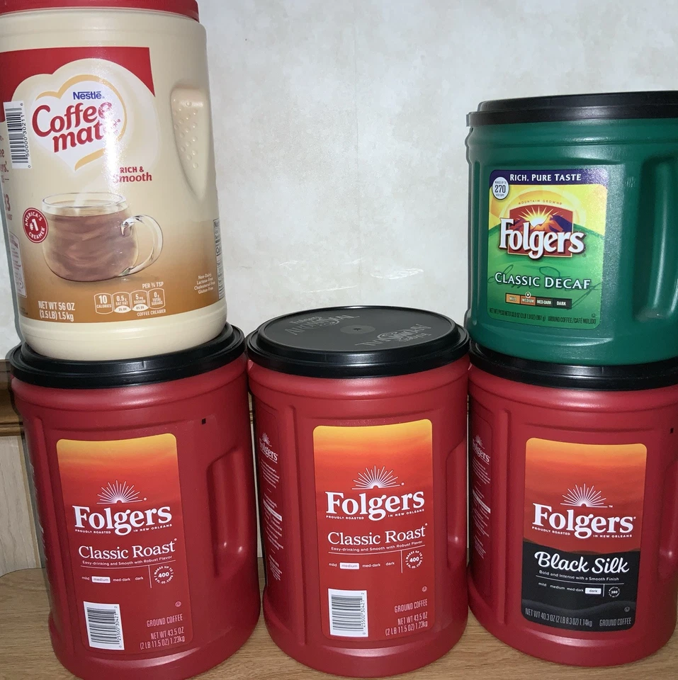 Empty Folgers And Coffee Mate Containers - Image 3 of 3