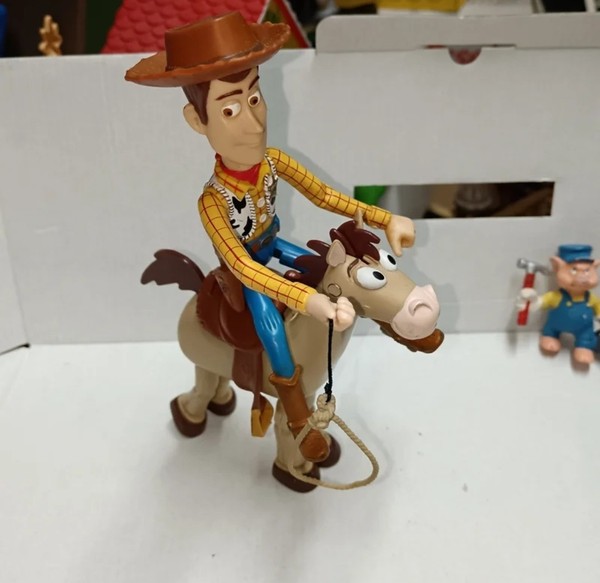 Disney Pixar Mattel Toy Story Bullseye And Woody Toy Figure disney vintage 