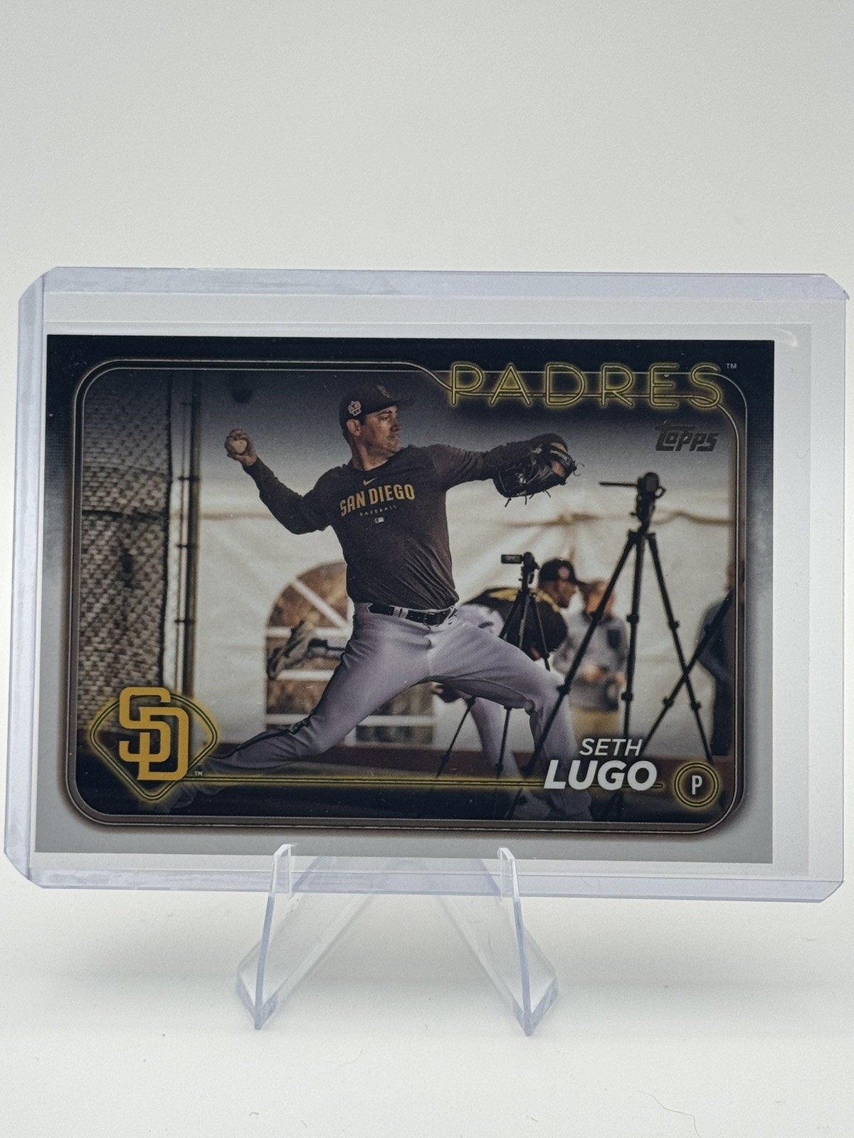 2024 Topps Series 1 - Seth Lugo #291 Golden Mirror Image Variation #291