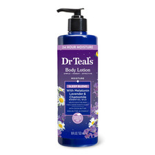 Dr Teal's Sleep Body Lotion w/ Melatonin Lavender & Chamomile 18oz 2 Pack