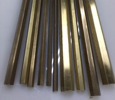 BRASS HEXAGON ROD 7.95 MM diameter 5/16 INCH FREE CUTTING BRASS LENGTH 30 CM