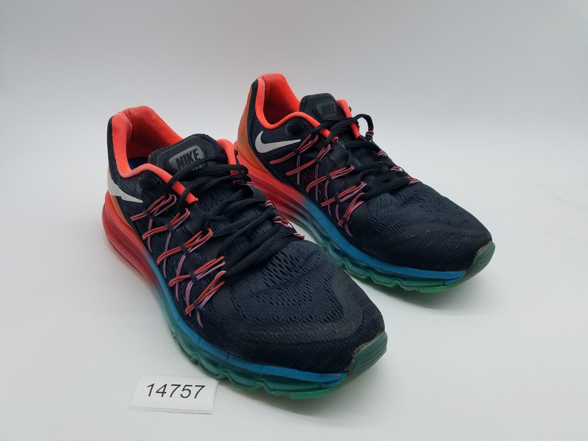 公式正規品!★NIKE AIR MAX 2015 RUNNING SHOES Nike Air Max 2015 Men's Size 10.5 Running Shoes Black Bright