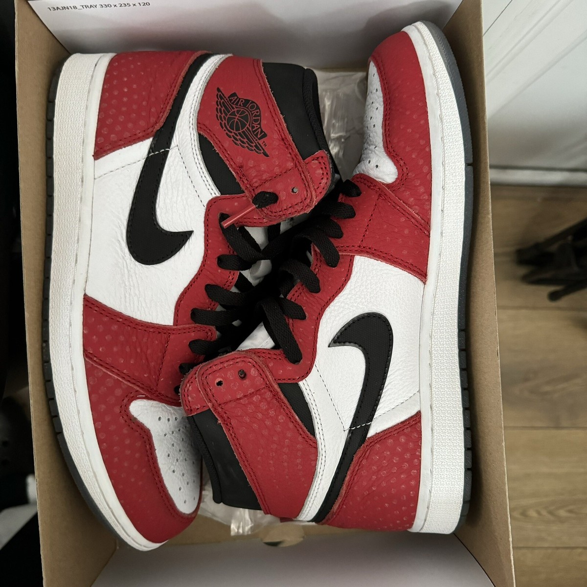 air jordan 1 origin story size 10