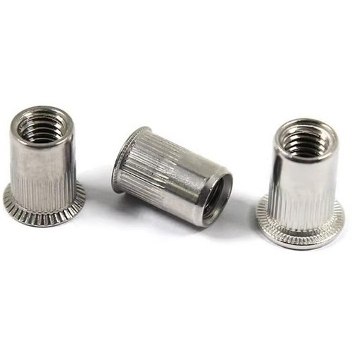 M3 M4 M5 M6 M8 M10 M12 Flat Head Threaded Binding Rivet Nut Insert Nutsert Rivet - Picture 7 of 11