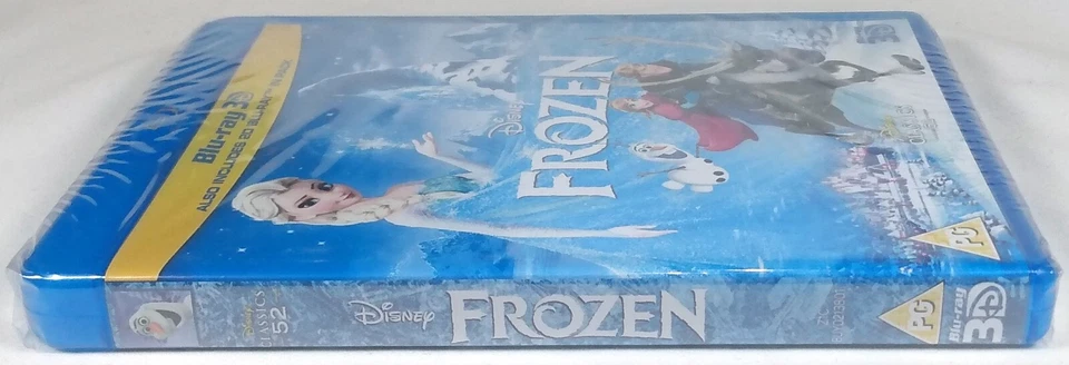 FROZEN (2013) Brand New Sealed 3D BLU-RAY (and 2D) Region-Free DISNEY MOVIE Foto 3 de 4