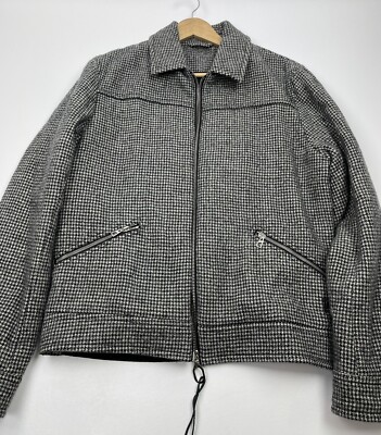 245 LANVIN 100% Wool Men's Bomber Jacket Size 40 RETAIL $1200 | eBay