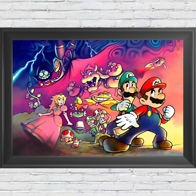 Mario and Luigi Partners in Time Poster 12''x18'' Nintendo DS