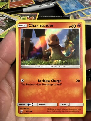 2019 Charmander 4/18 Holo Pokemon TCG Detective Pikachu | eBay