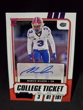 2021 Panini Contenders Draft Picks Marco Wilson College Ticket Autograph #210