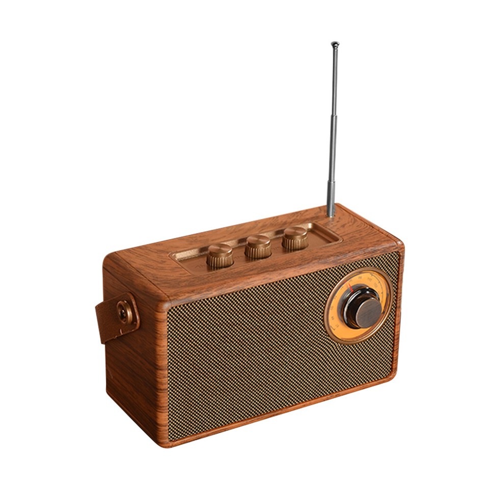 Retro Radio Speakers High Fidelity Fm Radio Wireless for Outdoor Travel