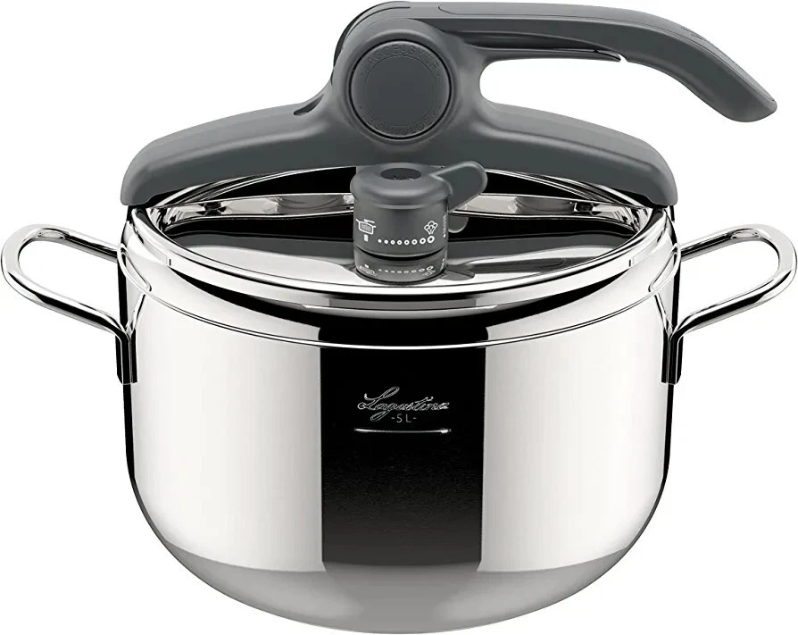 Lagostina Irradial Control Lagoeasy'UP Pressure Cooker 5 L Stainless Steel (EU)