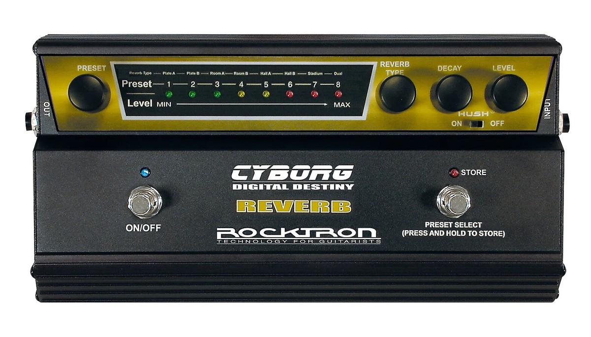 New-In-Box Rocktron Cyborg Digital Reverb Pedal - MIDI