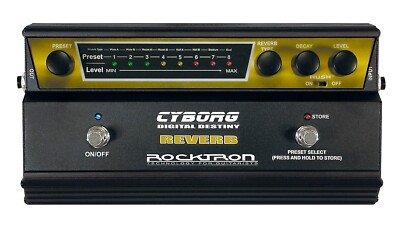 New-In-Box Rocktron Cyborg Digital Reverb Pedal - MIDI
