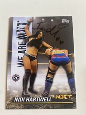 Indi Hartwell Signed 2021 Topps NXT Roster Card # NXT-20