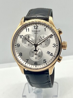 Tissot Men's T-Sport XL Chronograph Rose Gold Sapphire Crystal