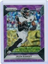 2016 Panini Prizm Football Purple Scope Prizm Rookie #291 Jalen Ramsey #94/99