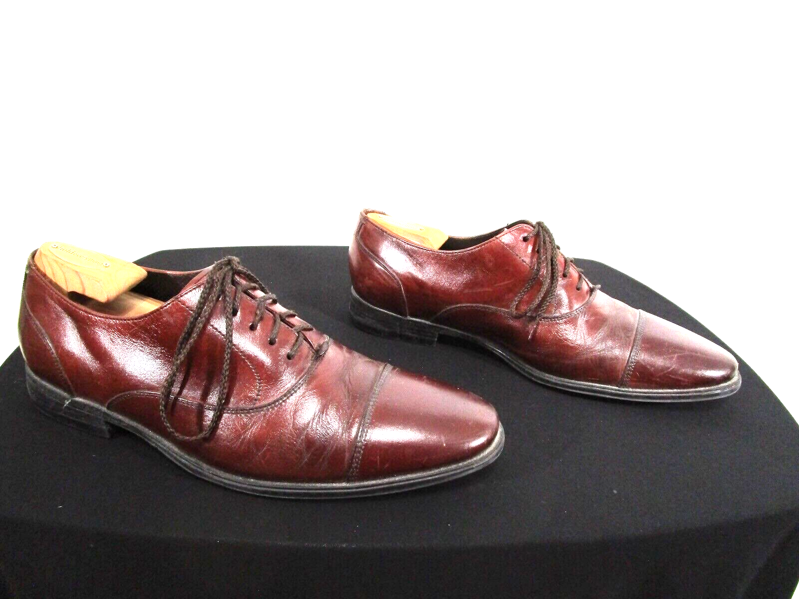 SAOLA Scarpe eleganti Oxford Cole Haan NikeAir in pelle marrone punta a cappuccio uomo 10 5 M