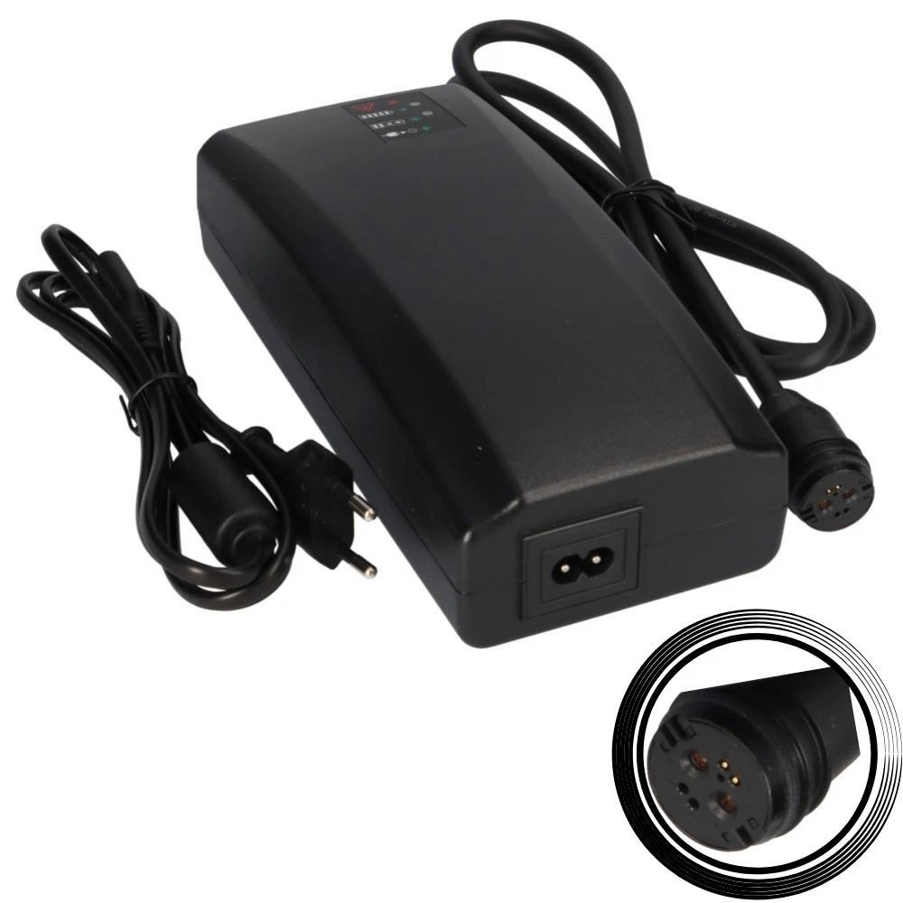 Caricabatterie Enerpower 36V 2A Per Bici Elettriche Kalkhoff - Sostitutivo Derby Cycle Impulse - Foto 10