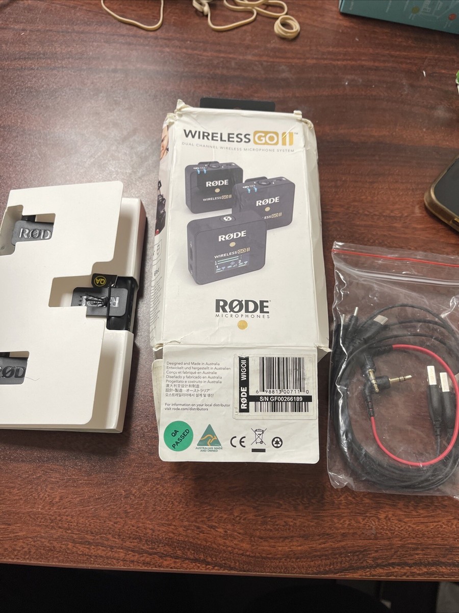 ロード RODE Wireless GO II Amazon.com: Rode Wireless GO II Single Channel Wireless