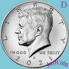 2021-D KENNEDY HALF DOLLAR UNCIRCULATED