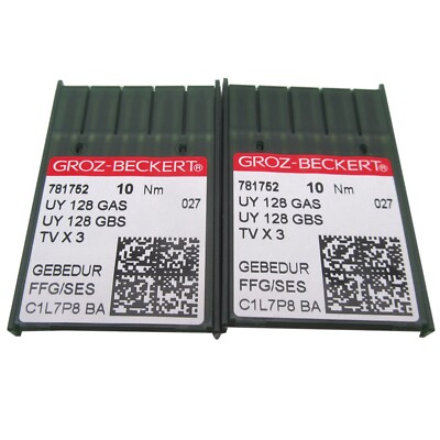 20PCS Groz-Beckert UYX128GAS / TVX3 Gebedur Titanium FFG/SES Coverstitch Nadel