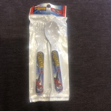 Marvel spiderman fork and Spoon 2 piece set