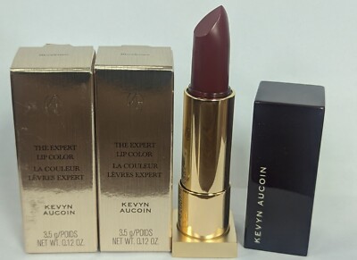 Lot of 2 - KEVYN AUCOIN THE EXPERT LIP COLOR ITEM# 10025 BLOODROSES 0.12oz