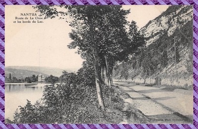 Postcard - NANTUA Route De La Cluse