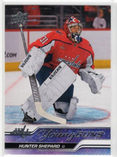 Hunter Shepard 23-24 Upper Deck Series 2 Young Guns Rookie #491 Capitals