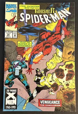 Spiderman 34; McLeod Cover & Art; Master Of Vengeance & Punisher; Rob Dibble Ad