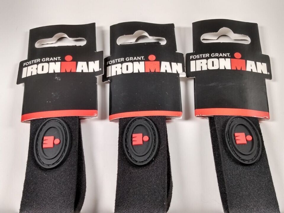 LOT OF 4 FOSTER GRANT IRONMAN NECK STRAP BLACK FOR SUNGLASSES LOT OF 4