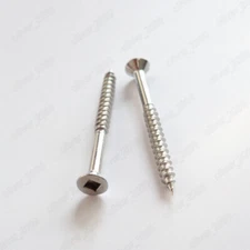 304 Stainless Steel Square Socket Countersunk Head Self Tapping Wood Screws