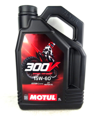 Motul 300V 15W60 4Liter Motoröl 4Takt 15W-60 Motorradöl Off Road ESTER Core Öl 