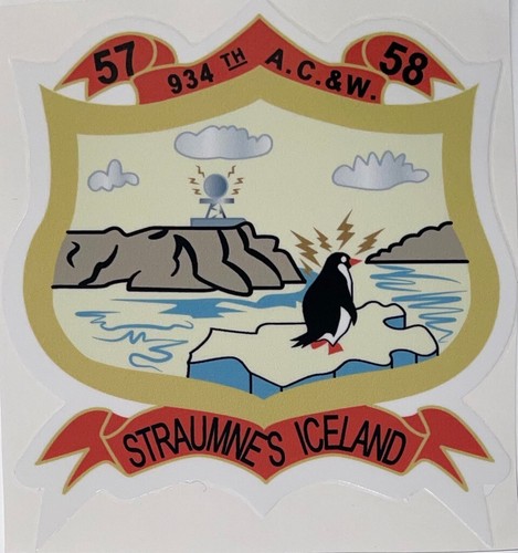 USAF 934th Aircraft Control & Warning Sq (1957-1958) Sticker Waterproof D281 - 第 1/1 張圖片