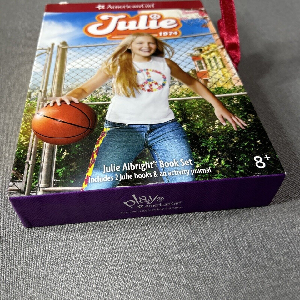 American Girl Julie Albright Book Set 1974 with Activity Journal Trade
