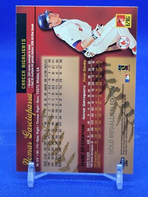 1999 Fleer Ultra Gold Medallion Nomar Garciaparra #69G | eBay