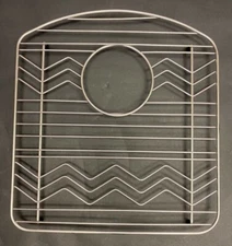 Stainless Steel Sink Grid Rear Drain 16-1/4'' x 14-7/8''