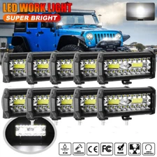 7inch 800W LED Work Light Bar Flood Spot Combo Offroad Driving Fog Lamp For Jeep