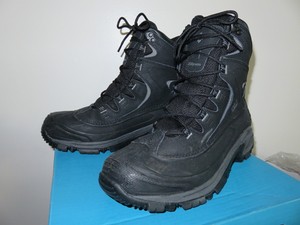 男黑色皮革哥伦比亚登山靴bugaboot Ii 尺寸9 防水 二手状况完好 Ebay